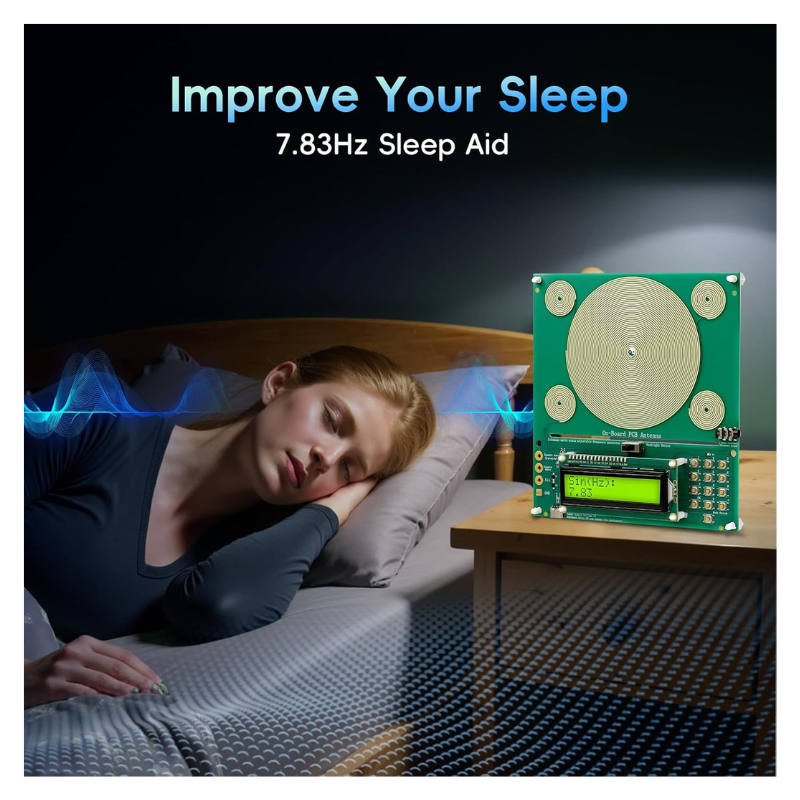 Frequency Generator for Healing | Adjustable Schumann Resonance Generator – 7.83Hz Natural Frequency Device for Deep Sleep, Meditation